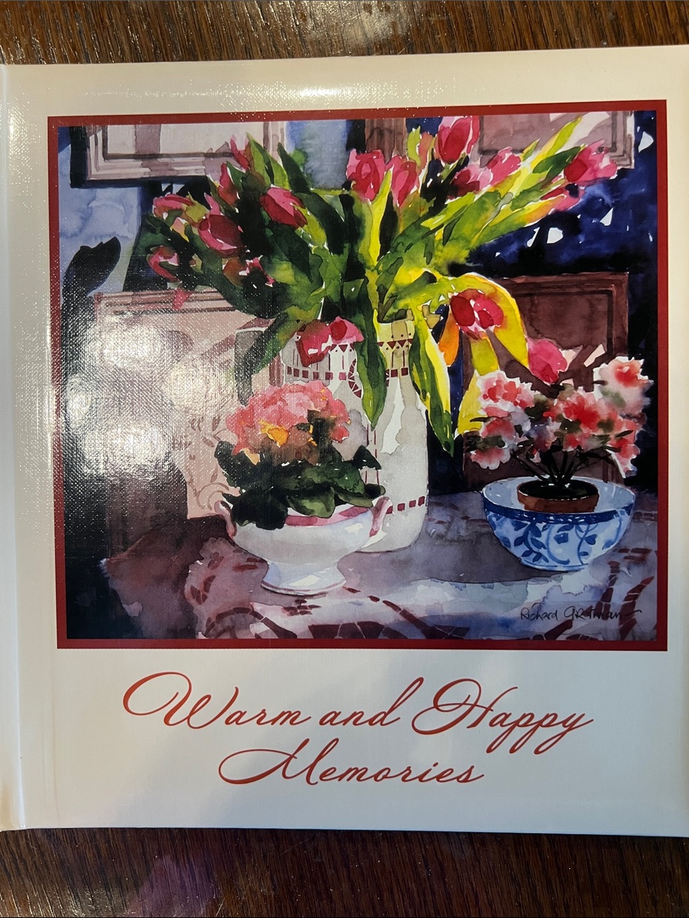 Hallmark Floral Still Life Art Print Photo Album